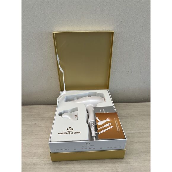 REPUBLIC of CROC ONE TOUCH DIGITAL INFRARED CRYSTALLINE HAIR DRYER NEW!! - Picture 6 of 9